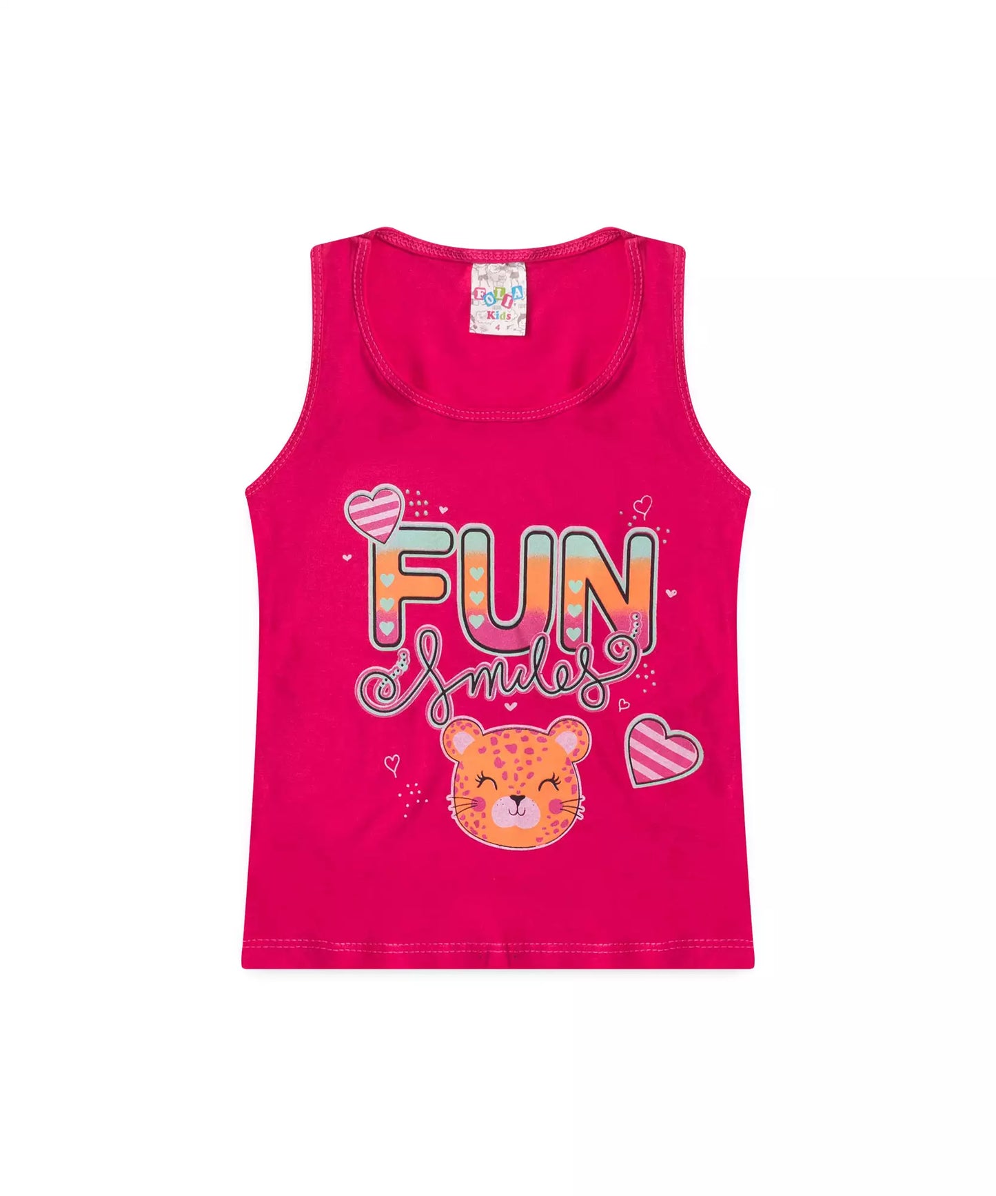 Conjunto de Verão para Menina Fun Smiles Pink