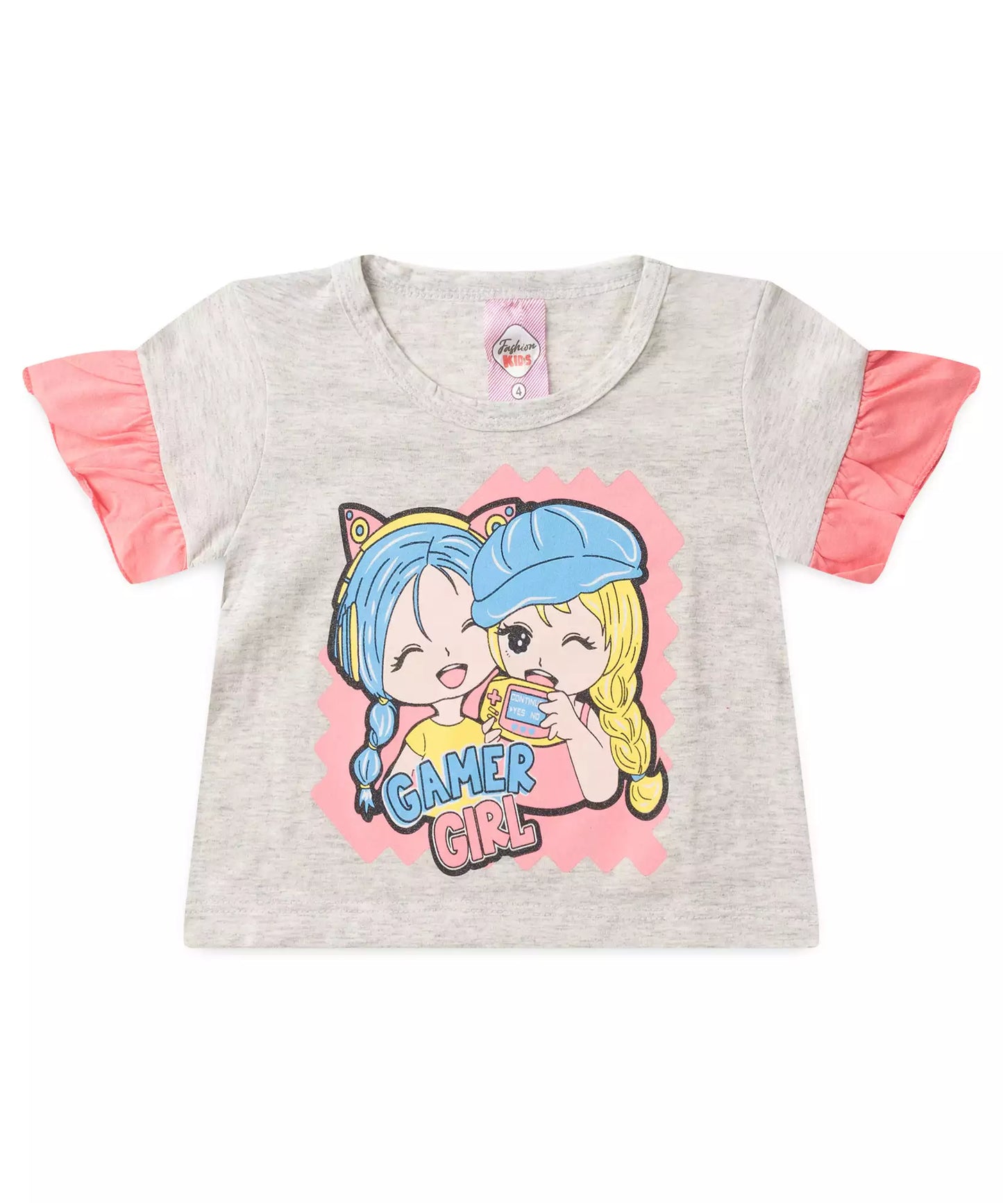 Conjunto de Verão para Menina Gamer Girl Mescla