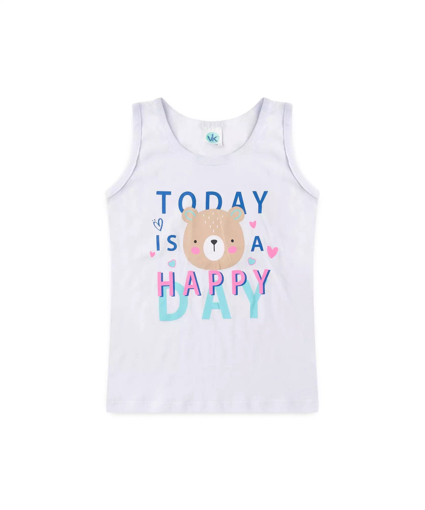 Conjunto de Verão para Menina Happy Day Branco