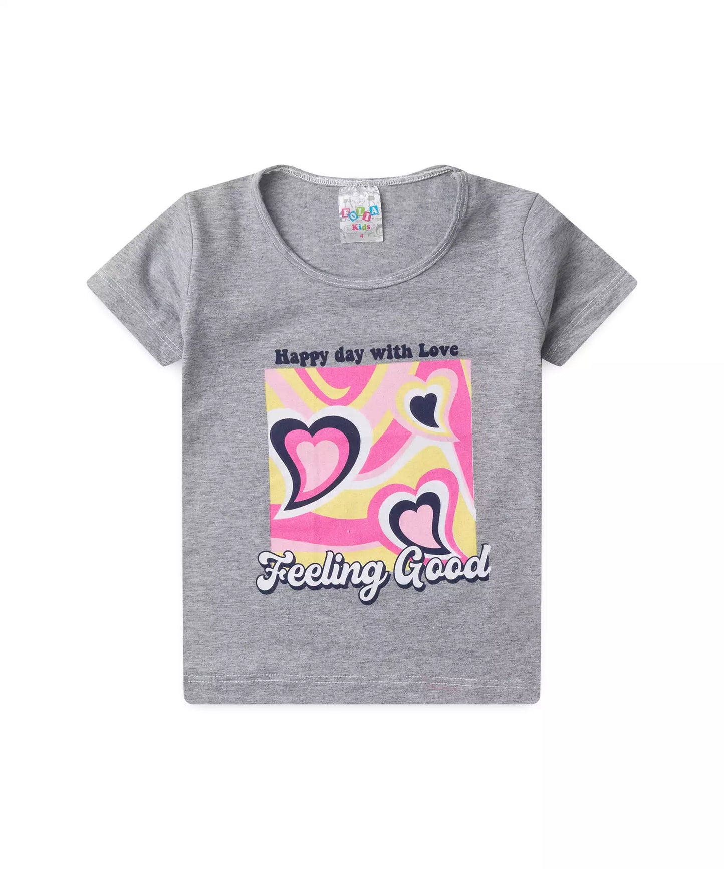 Conjunto de Verão para Menina Happy Day Mescla