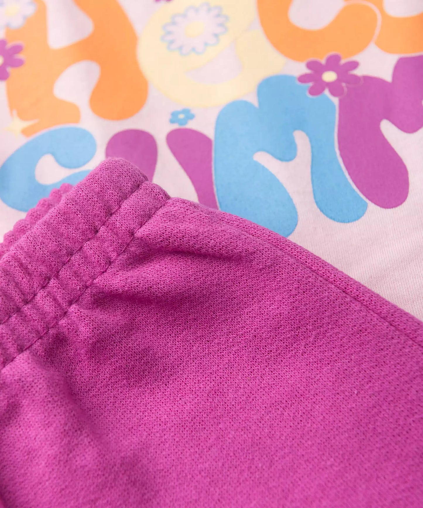 Conjunto de Verão para Menina Hello Summer Rosa