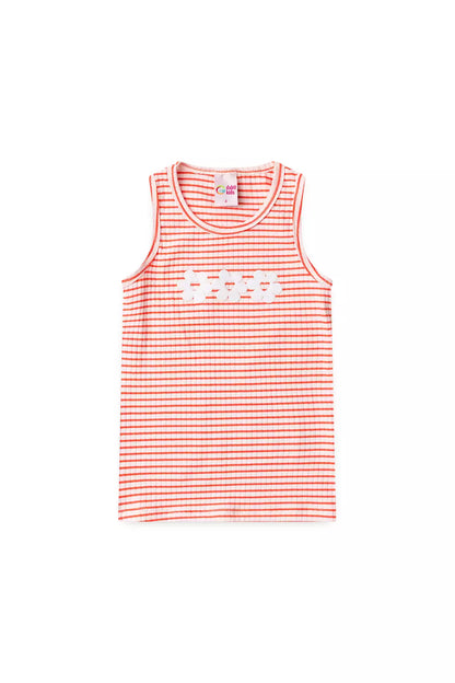 Conjunto de Verão para Menina Listras de Encanto Laranja