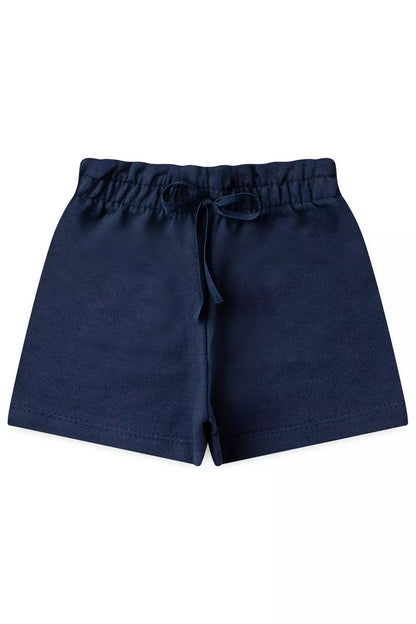 Conjunto de Verão para Menina Listras de Encanto Laranja