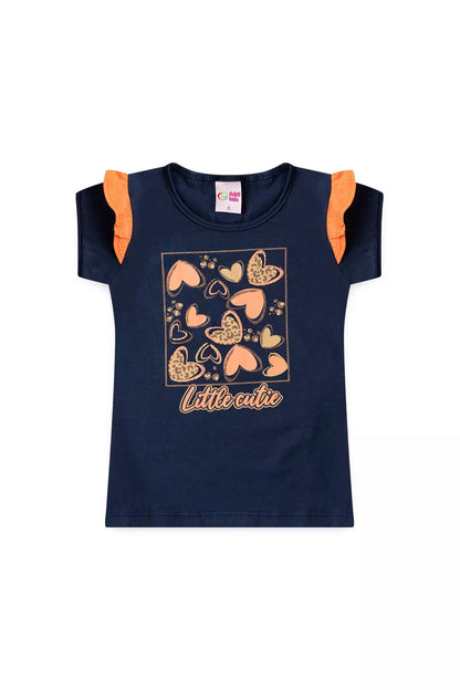 Conjunto de Verão para Menina Little Cutie Marinho