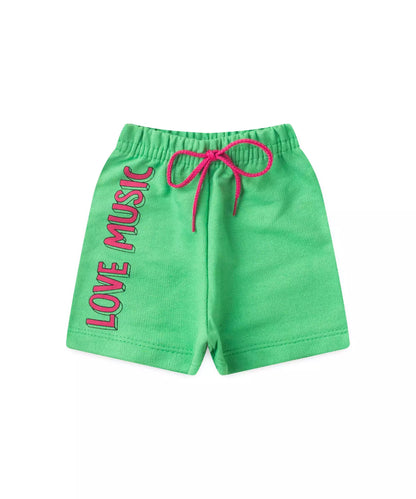 Conjunto de Verão para Menina Love Marfim