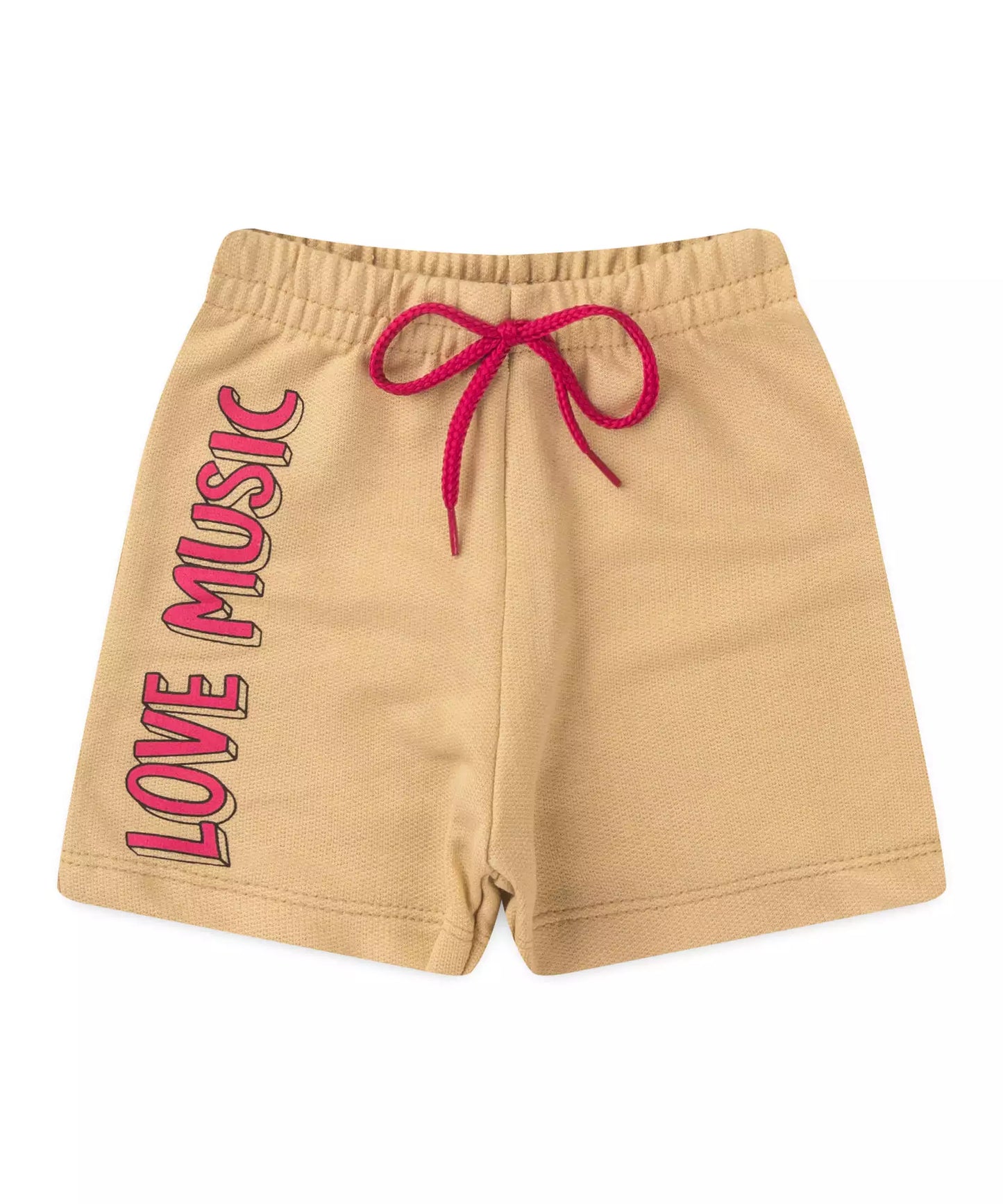 Conjunto de Verão para Menina Love no Rosa