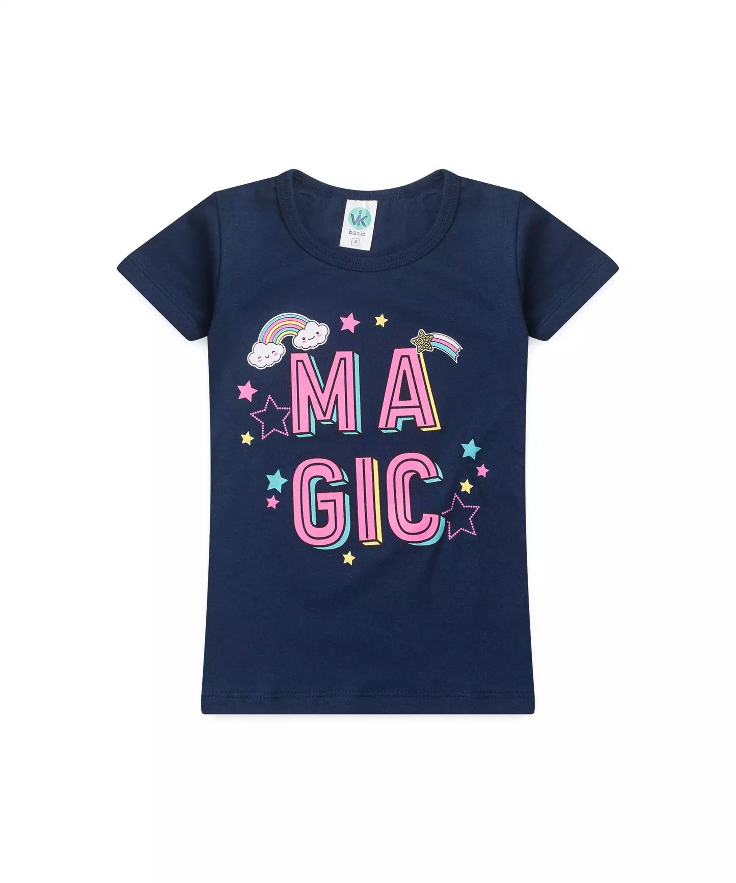 Conjunto de Verão para Menina Magic Marinho