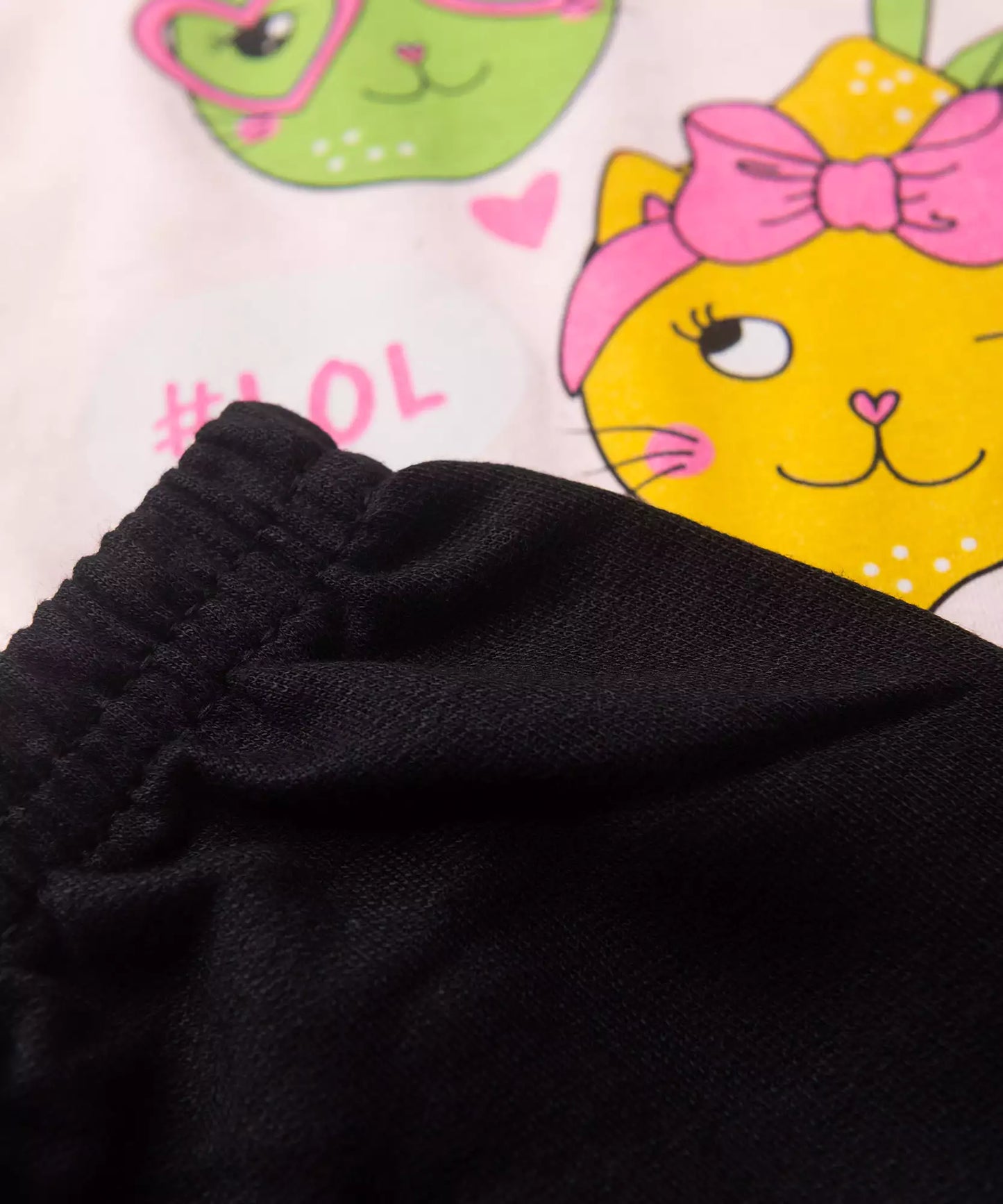 Conjunto de Verão para Menina Par Perfeito Rosa