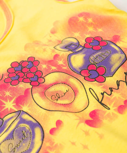 Conjunto de Verão para Menina Perfume Amarelo