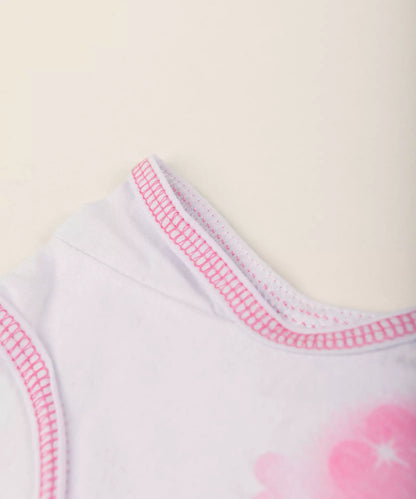 Conjunto de Verão para Menina Perfume Branco