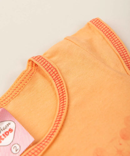 Conjunto de Verão para Menina Perfume Salmão