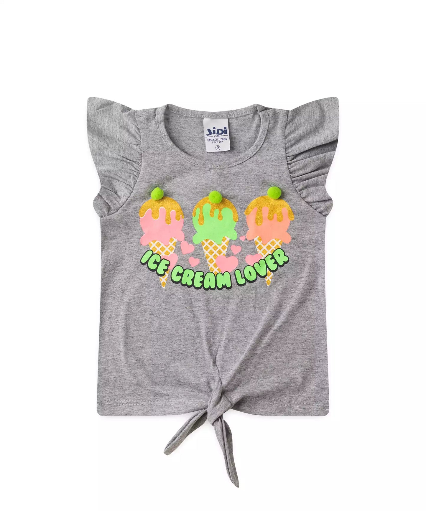 Conjunto de verão para Menina Sorvete Mescla