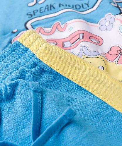 Conjunto de Verão para Menina Speak Kindly Azul
