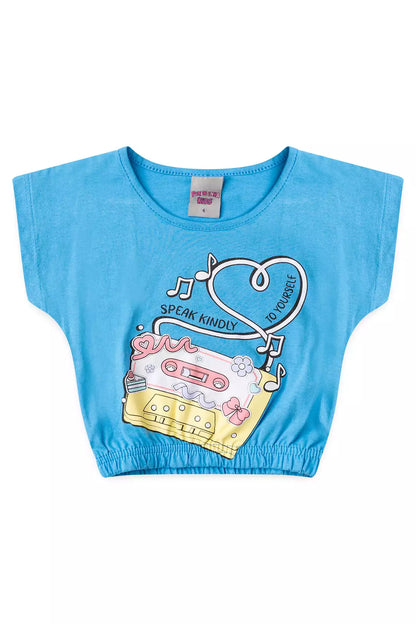 Conjunto de Verão para Menina Speak Kindly Azul