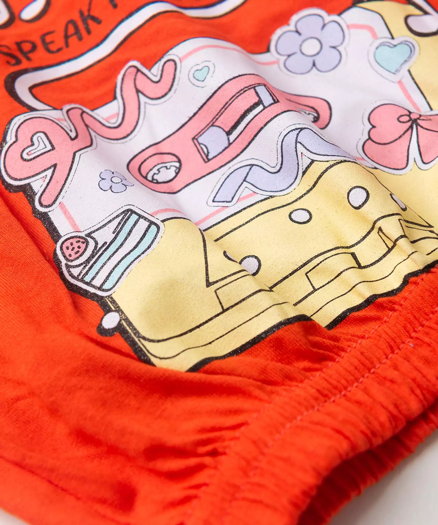 Conjunto de Verão para Menina Speak Kindly Vermelho