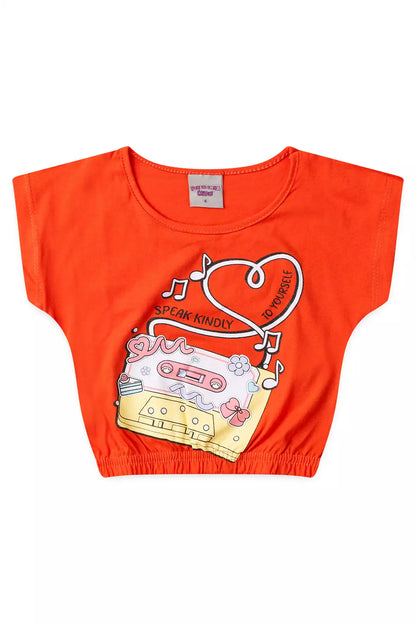 Conjunto de Verão para Menina Speak Kindly Vermelho