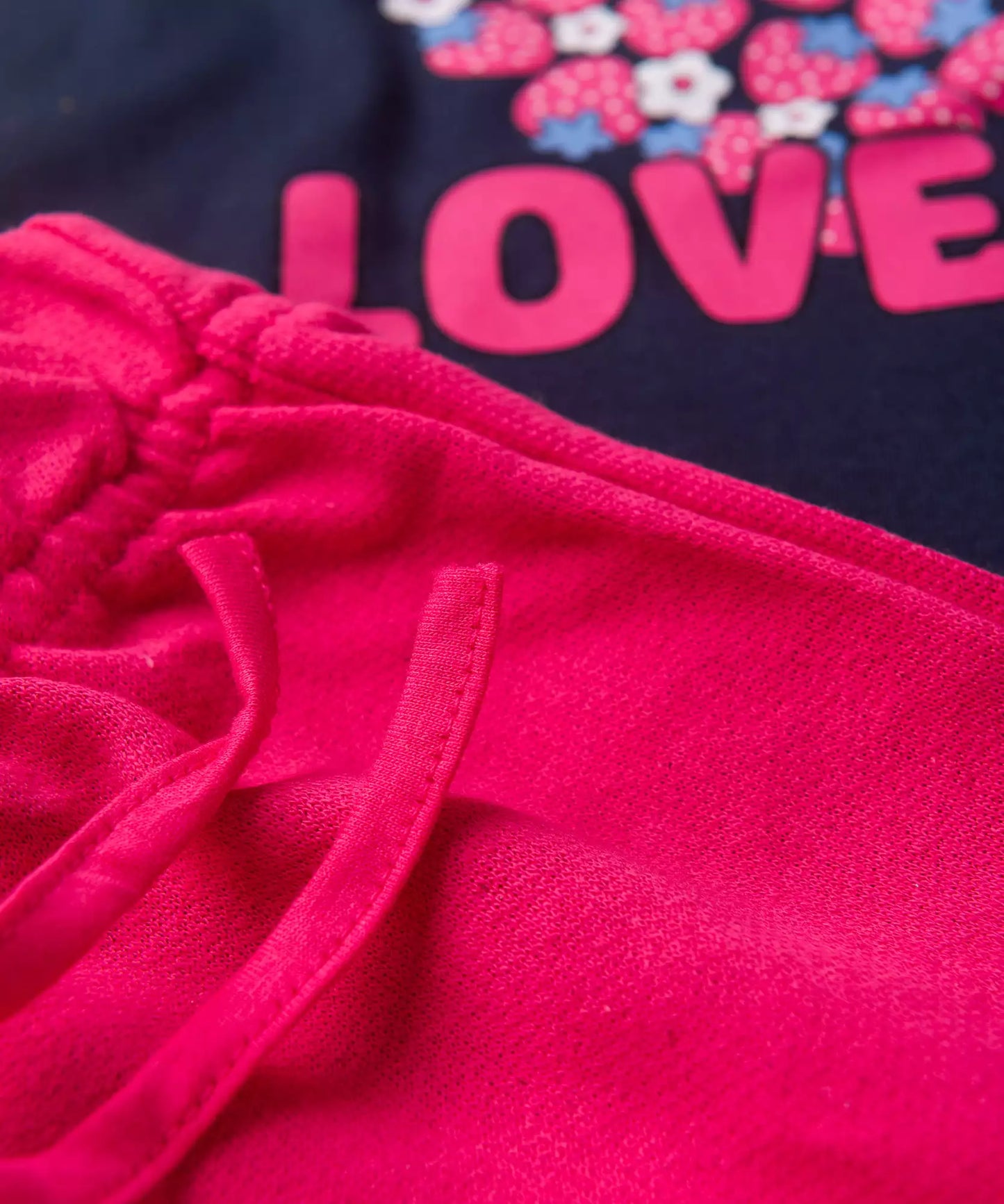 Conjunto de Verão para Menina Strawberry Lovely Marinho