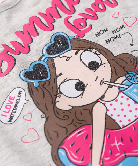 Conjunto de Verão para Menina Summer Lover Mescla