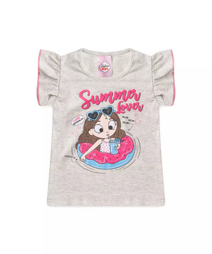 Conjunto de Verão para Menina Summer Lover Mescla