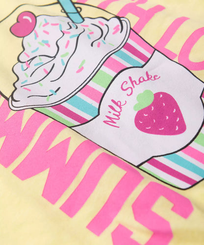Conjunto de Verão para Menina Summer with Love Amarelo
