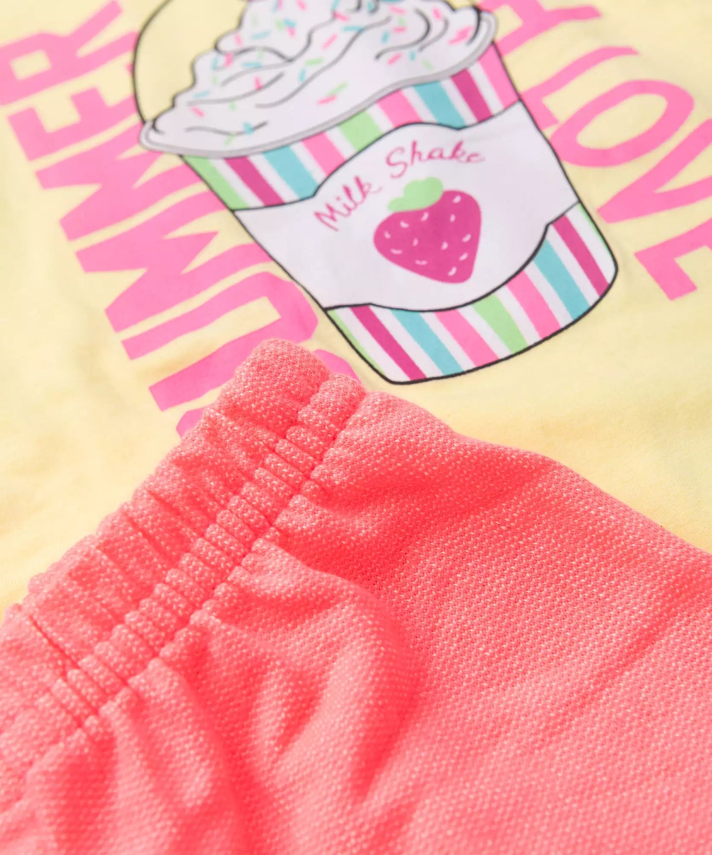 Conjunto de Verão para Menina Summer with Love Amarelo