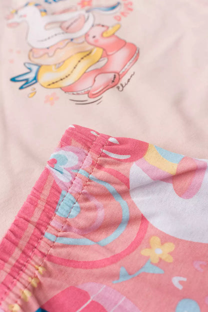 Conjunto de Verão para Menina Sunny Fun Salmão