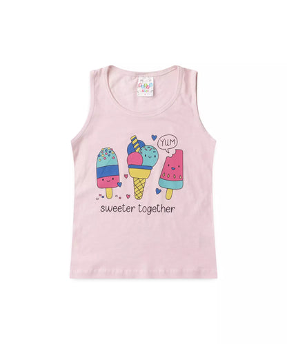 Conjunto de Verão para Menina Sweeter Together Rosa