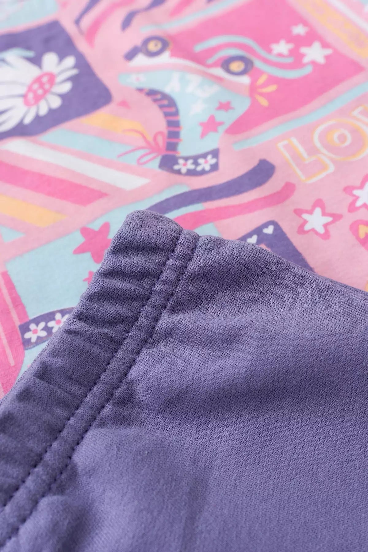 Conjunto de Verão para Menina Tropical Rosa