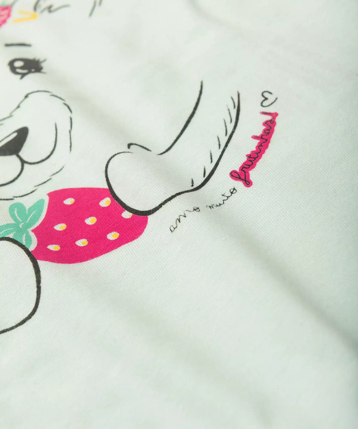 Conjunto de Verão para Menina Ursinho Carinhoso Verde