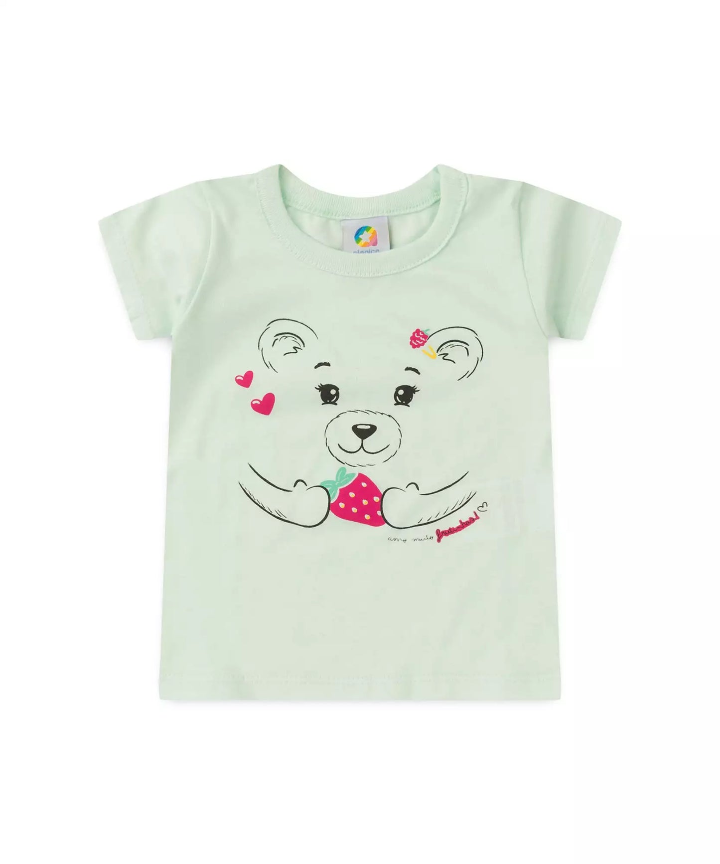Conjunto de Verão para Menina Ursinho Carinhoso Verde