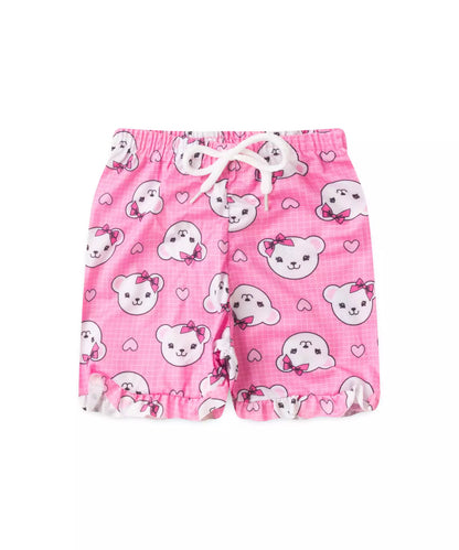 Conjunto de Verão para Menina Ursinho Mescla
