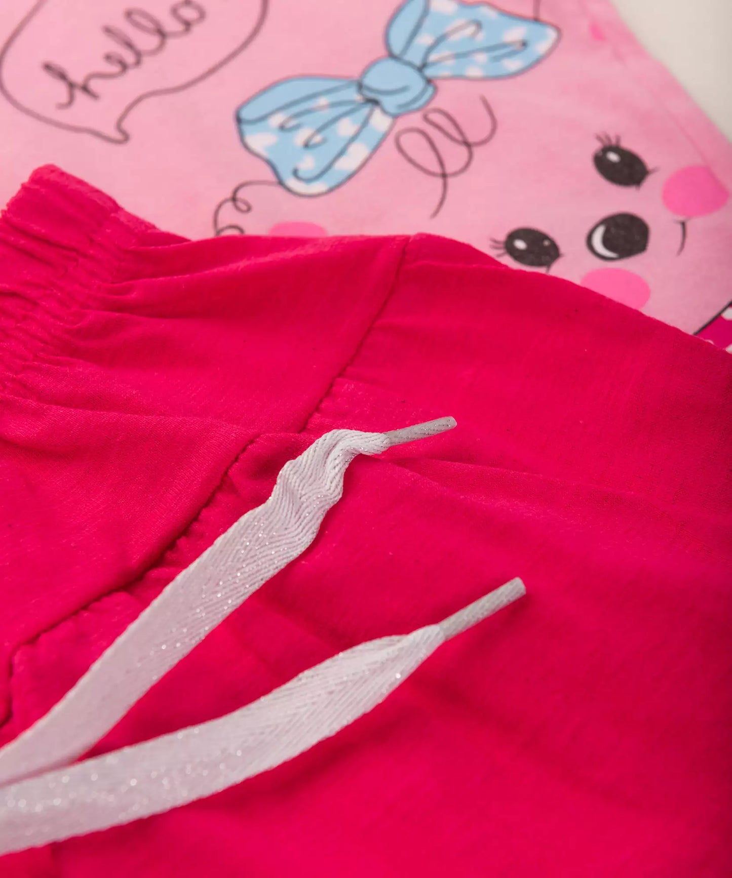 Conjunto de Verão para Menina Ursinhos Rosa