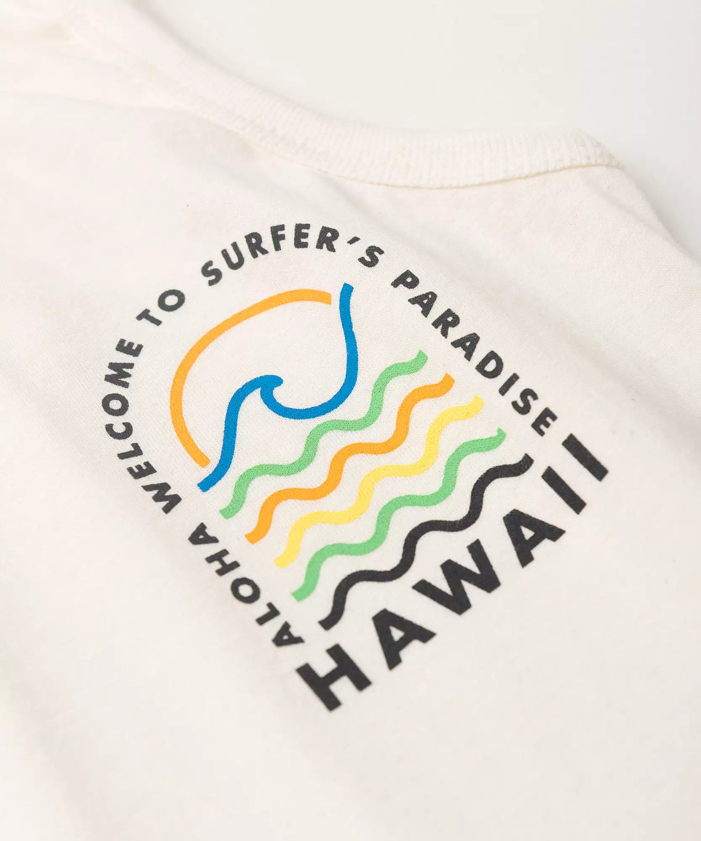 Conjunto de Verão para Menino Aloha Havaí Marfim