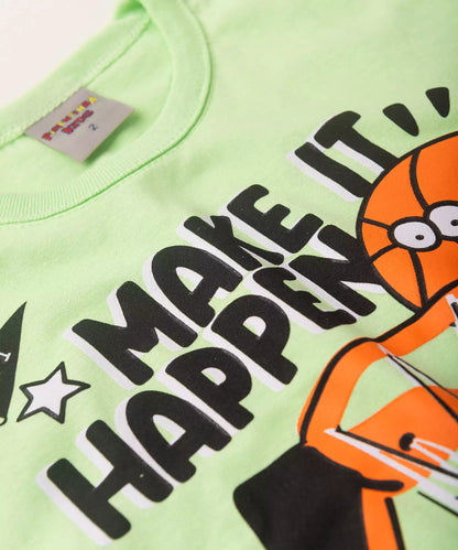 Conjunto de Verão para Menino Basquete Verde