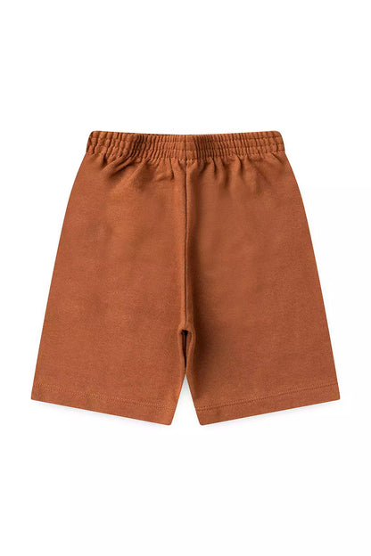 Conjunto de Verão para Menino Calif Palms Marfim