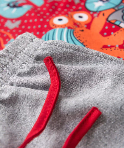 Conjunto de Verão para Menino Caranguejo Vermelho
