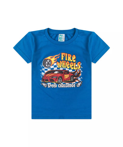 Conjunto de Verão para Menino Carros Azul