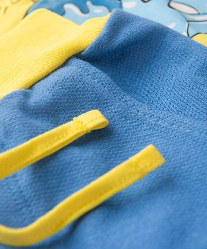 Conjunto de Verão para Menino Dino Amarelo