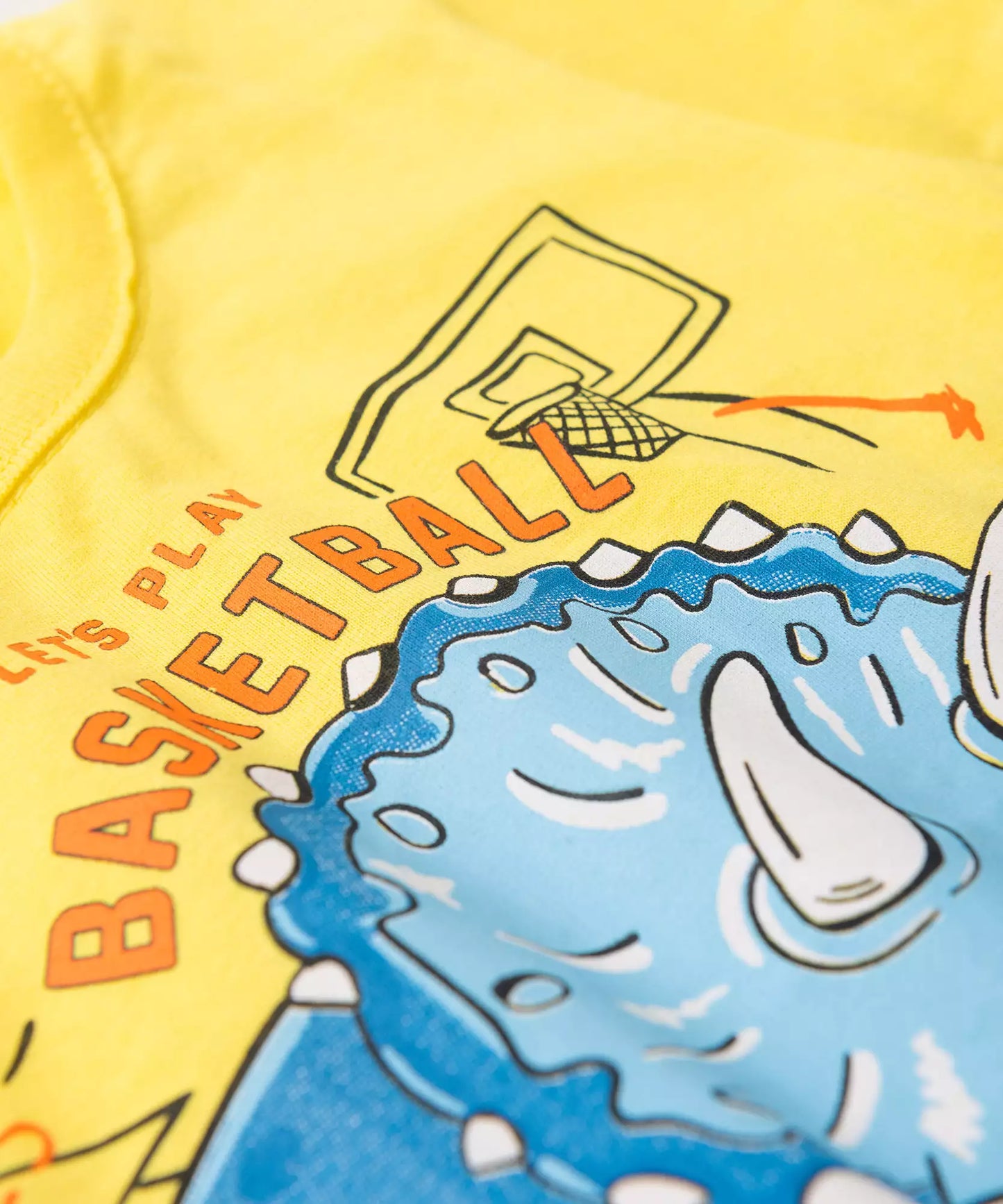Conjunto de Verão para Menino Dino Amarelo