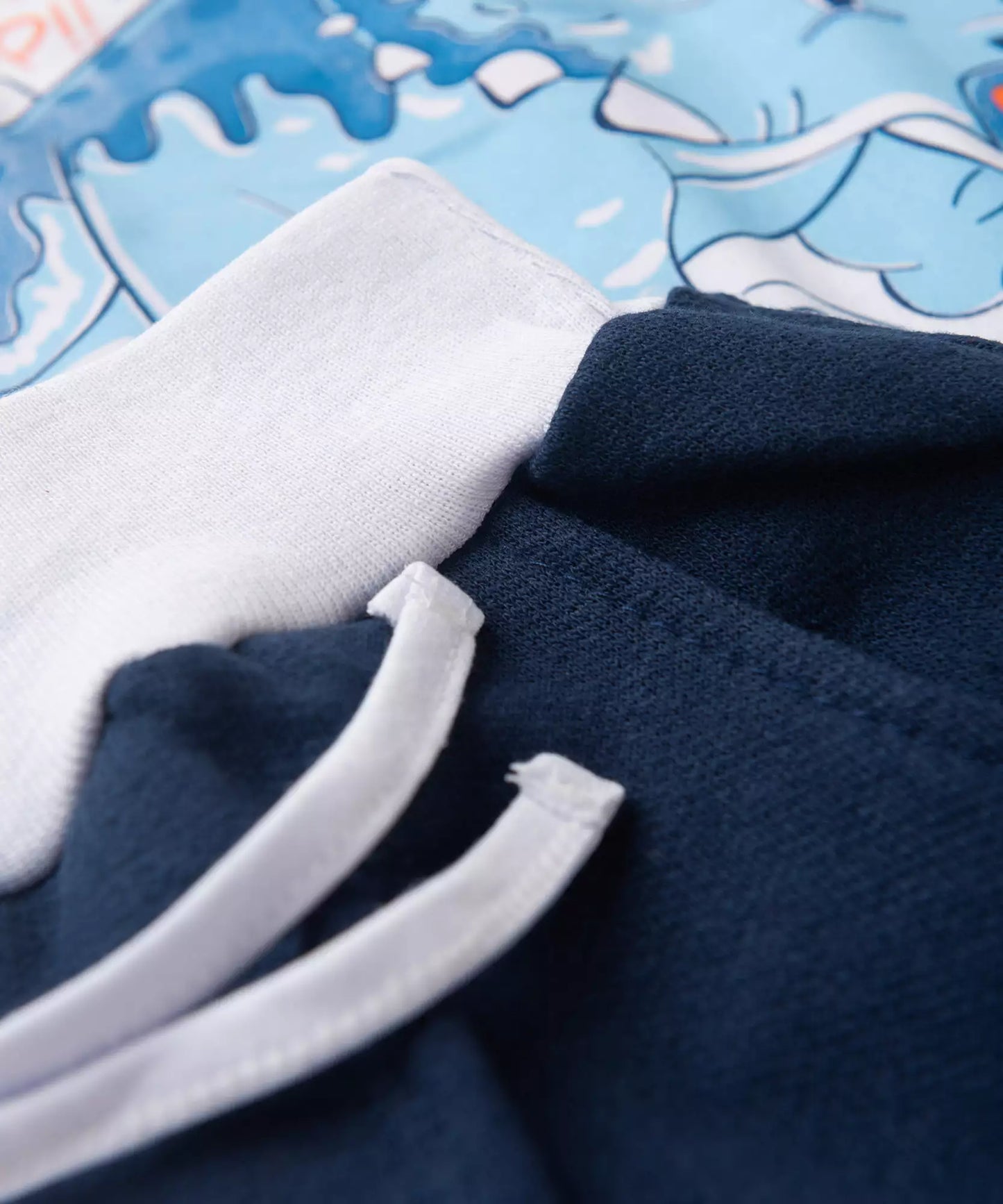 Conjunto de Verão para Menino no Dino Branco