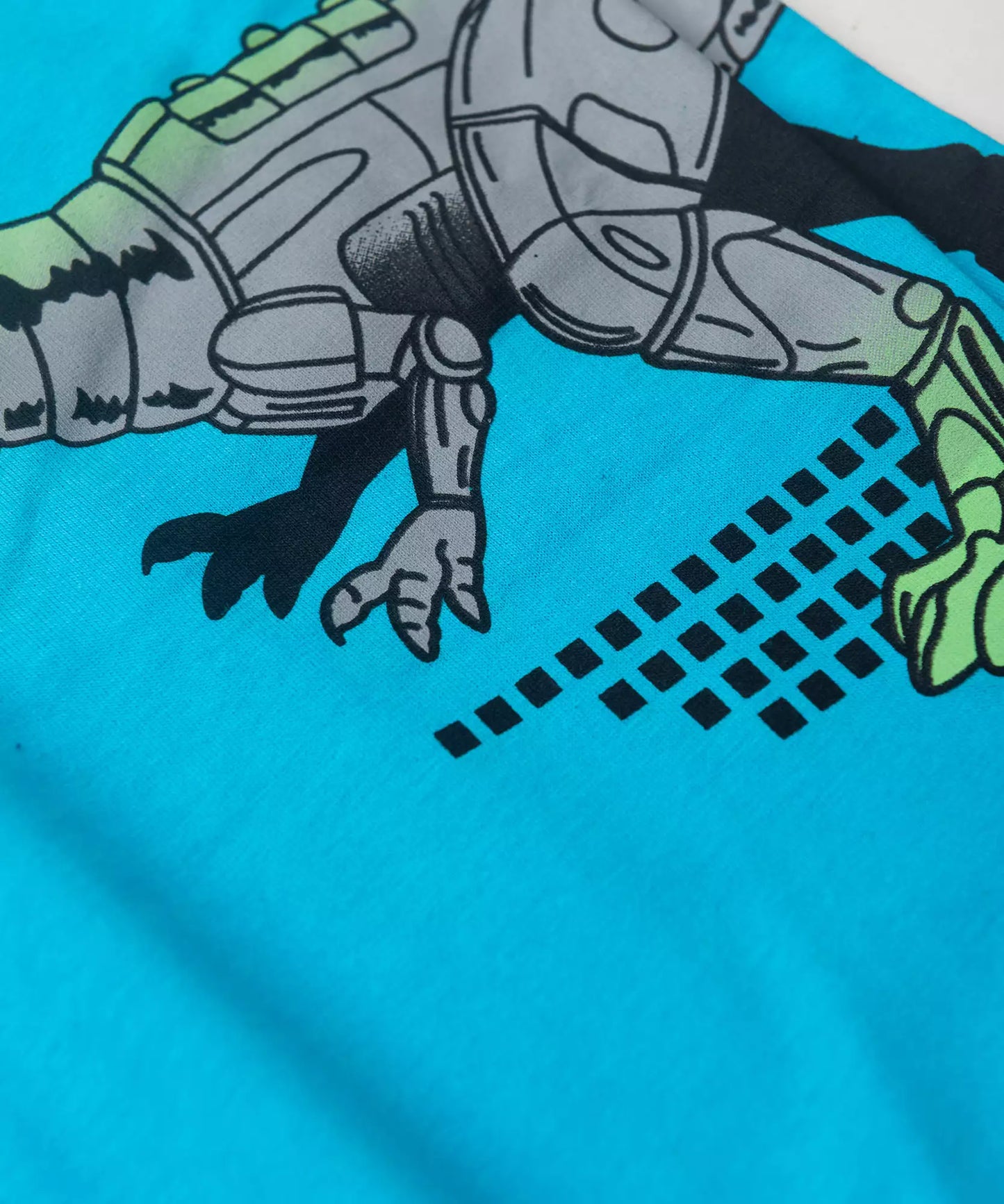 Conjunto de Verão para Menino Dino Explorer Azul