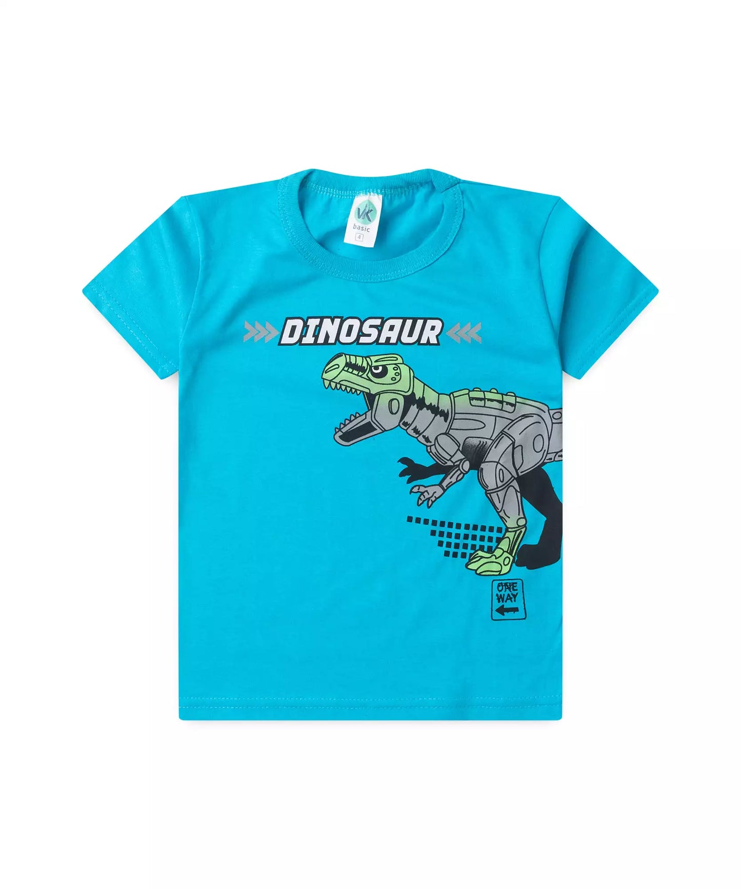 Conjunto de Verão para Menino Dino Explorer Azul