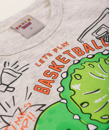 Conjunto de Verão para Menino Dino Mescla
