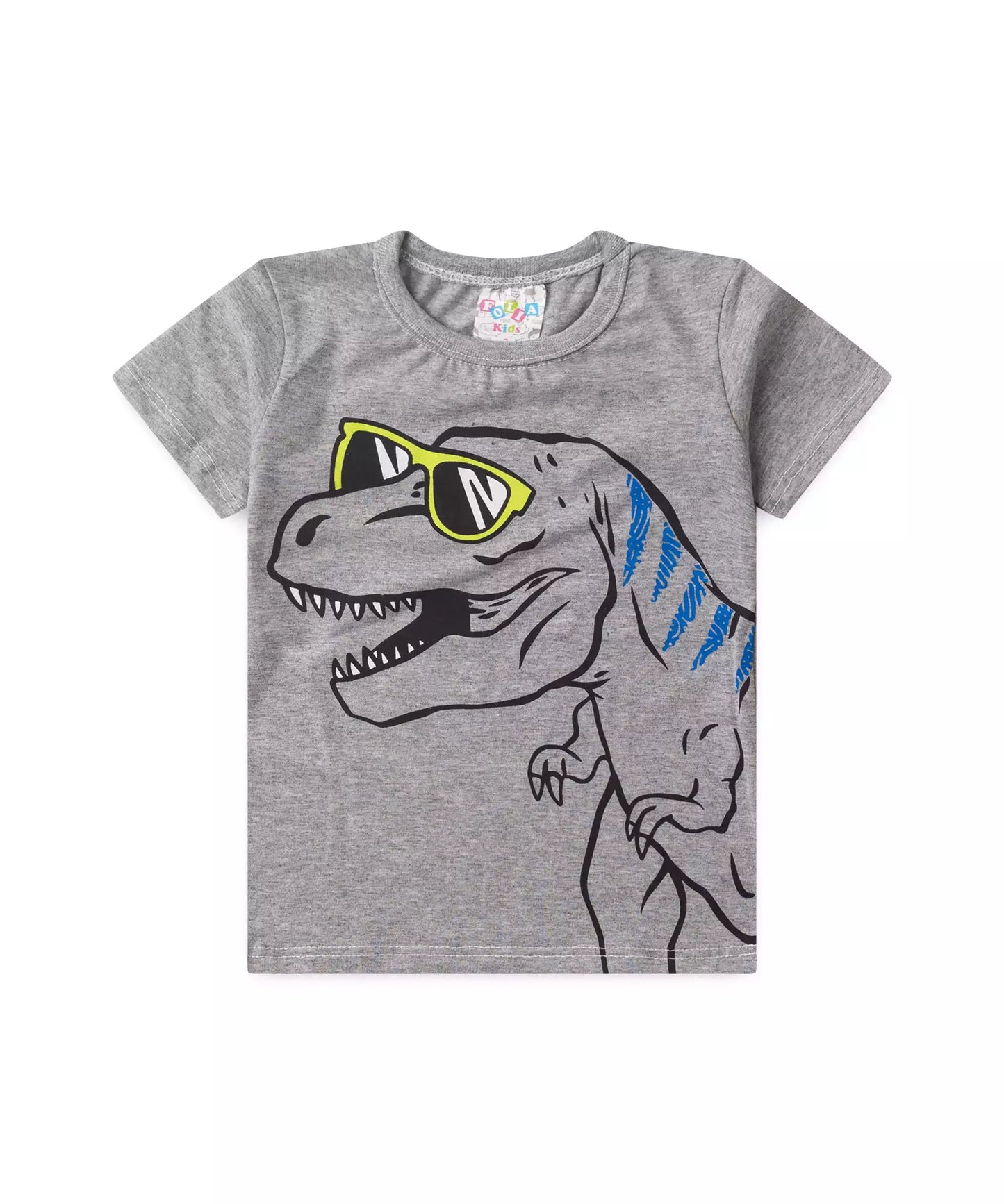 Conjunto de Verão para Menino no Dino em Mescla