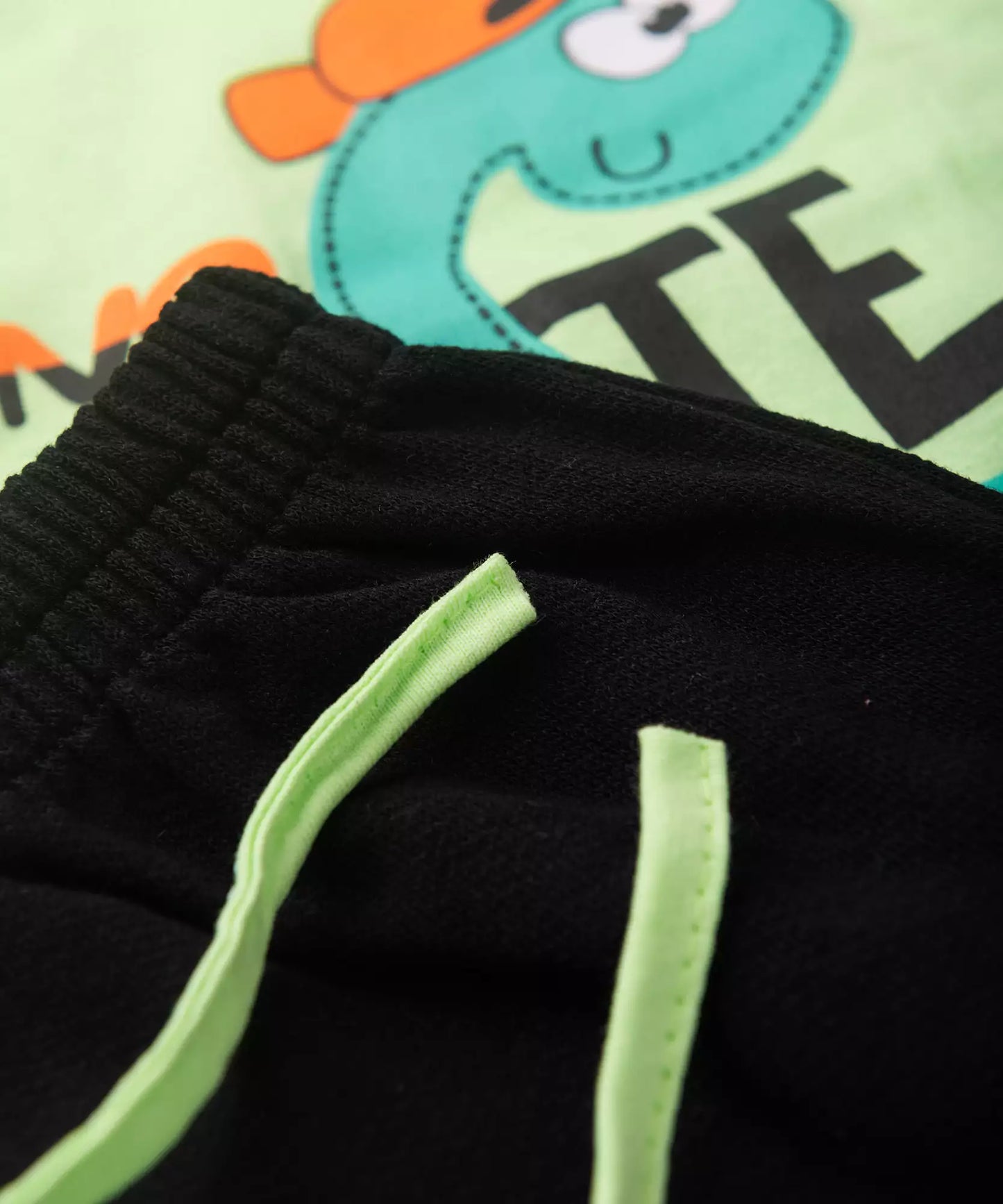 Conjunto de Verão para Menino Dino Verde