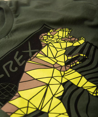 Conjunto de Verão para Menino em Dinossauro Verde