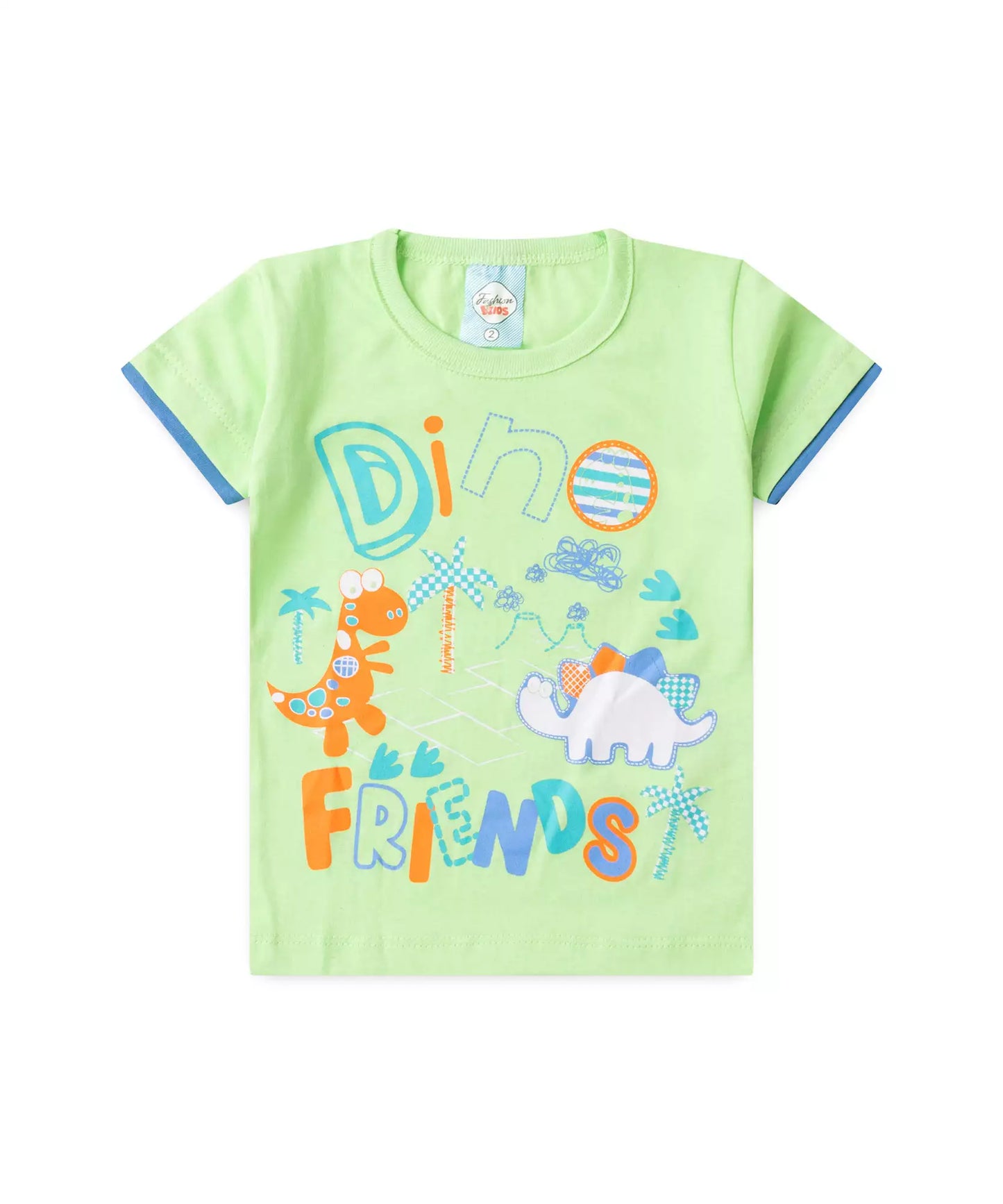 Conjunto de Verão para Menino em Dinossauro em Verde