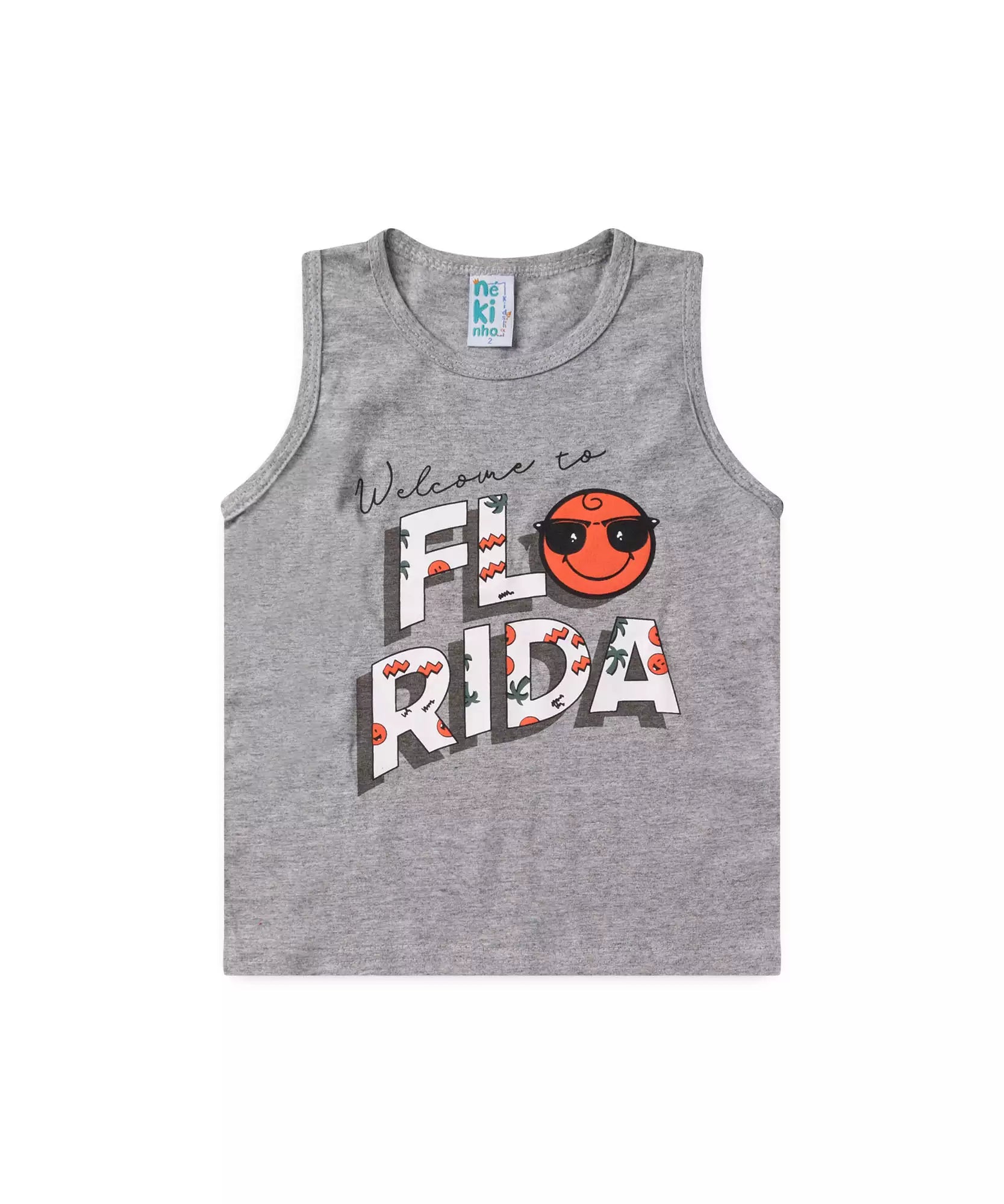 Conjunto de Verão para Menino Emoji Mescla