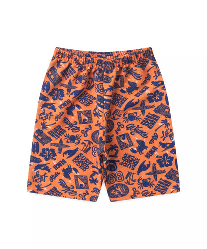 Conjunto de Verão para Menino Florida Beach Branco