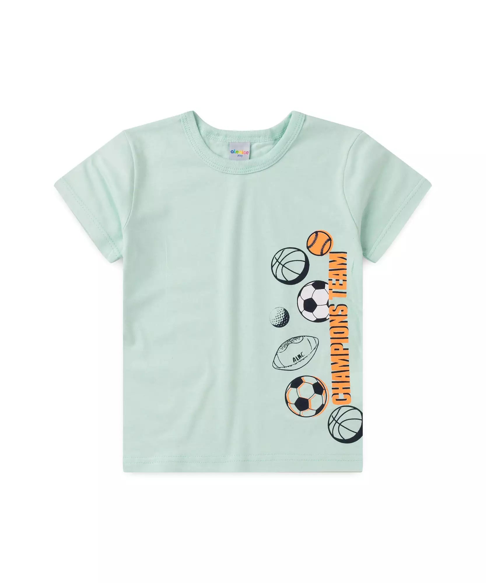 Conjunto de Verão para Menino Futebol Verde